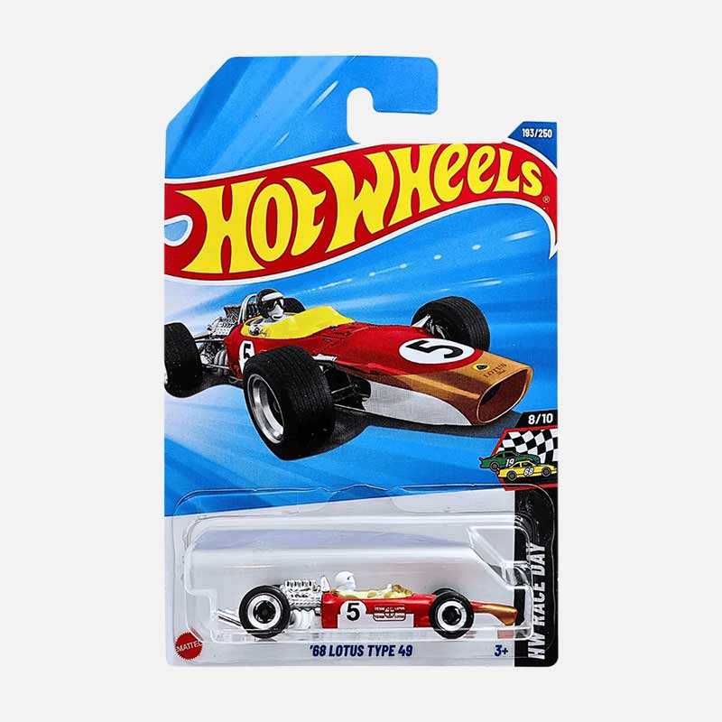 hot wheels '68 lotus type 49