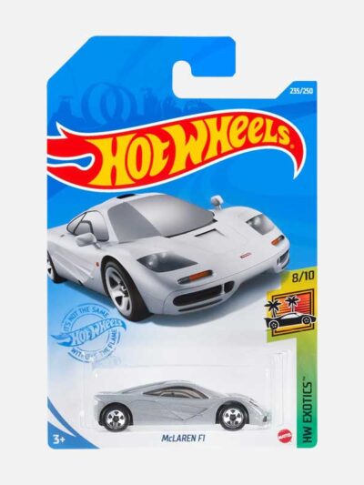 hot wheels McLaren f1 silver