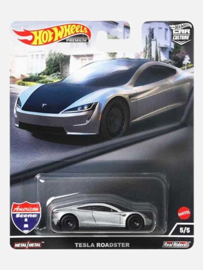 premium hot wheels tesla roadster