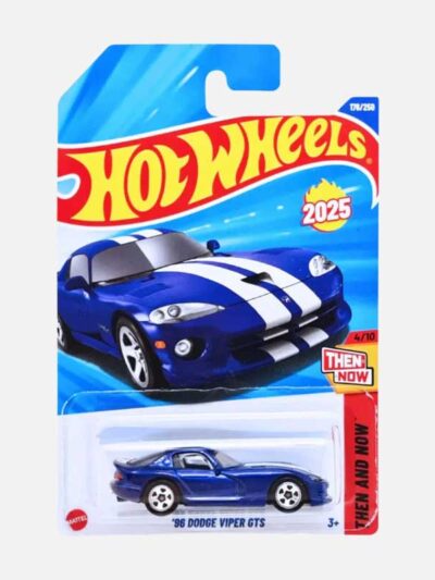 hot wheels 96 dodge viper gts blue