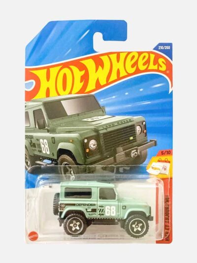 hot wheels - land rover defender 90 green