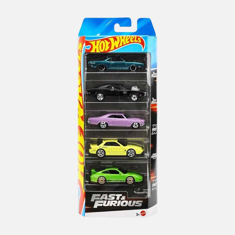 hot wheels 2025 fast & furious pack of 5