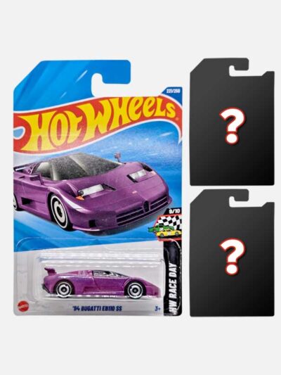 Hot Wheels 94 Buggati EB110 SS (2025 L Case) + 2 Random Fantasy Cars