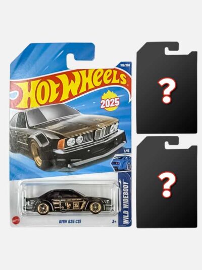 Hot Wheels BMW 635 CSi (Black & Gold) + 2 Random Fantasy Cars