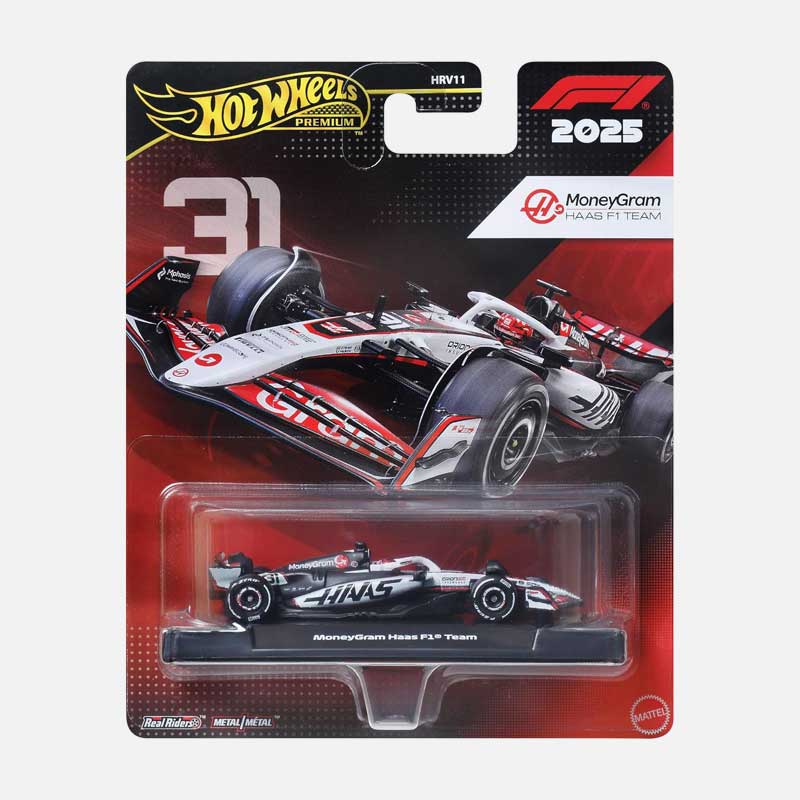 hot wheels race team moneygram haas F1 team