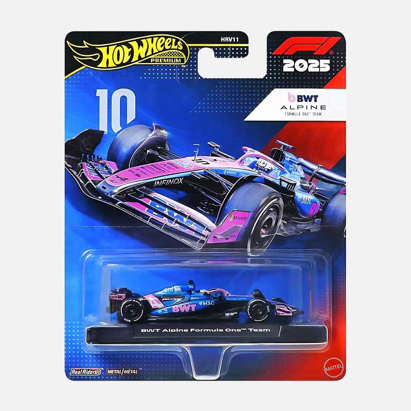 hot wheels premium formula 1 bwt alpine
