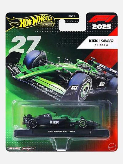 hot wheels premium kick sauber 2025 formula 1 team 27