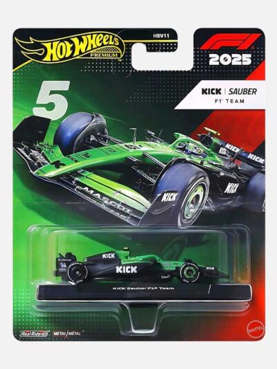 hot wheels premium kick sauber 2025 formula 1 team 5
