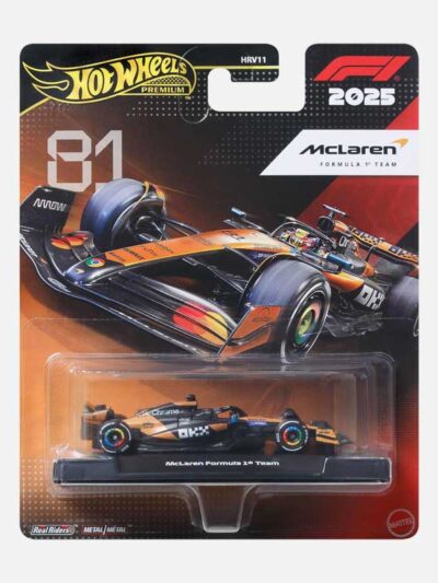 hot wheels premium mclaren formula 1 2025 team 81