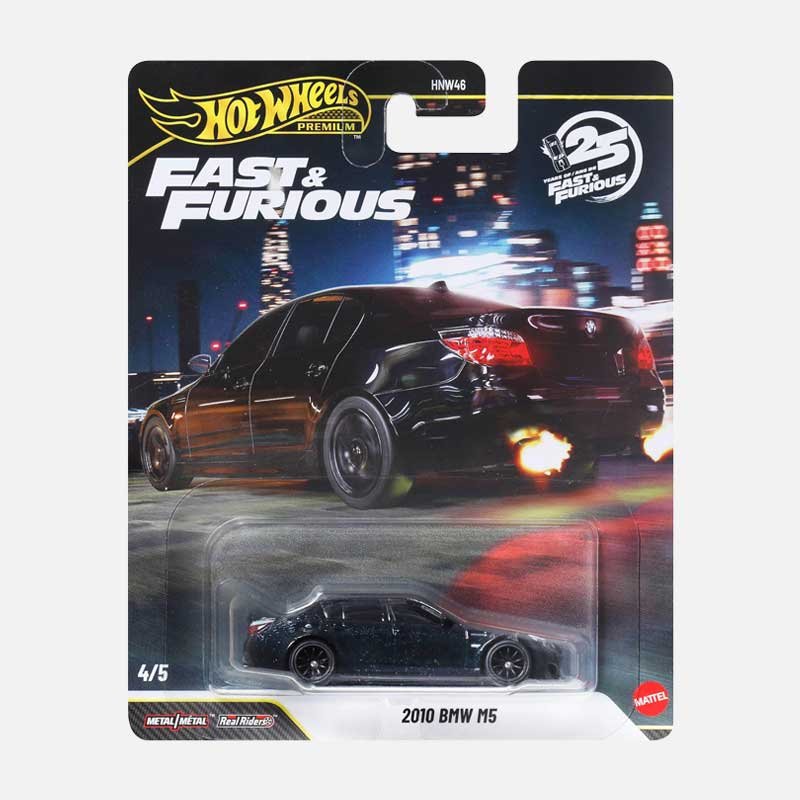 hot wheels premium car fast & furious 2010 bmw m5