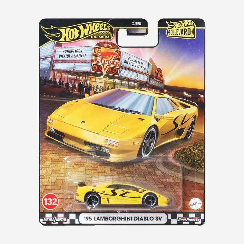 hot wheels premium 1995 lamborghini diablo sv