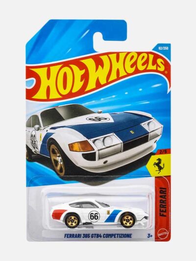 hot wheels ferrari 365 gtb4 competizione white