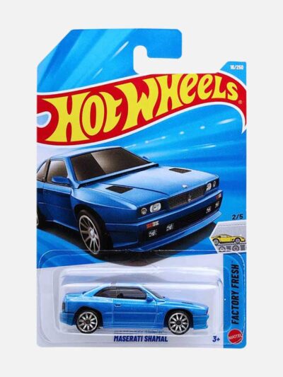 hot wheels maserati shamal blue